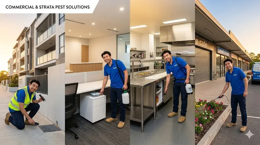 Commercial and strata pest control work across Sydney