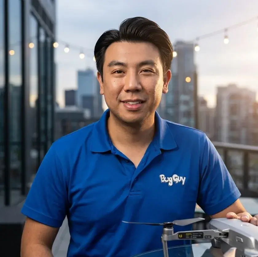 Mark Chan, owner-operator of The Bug Guy